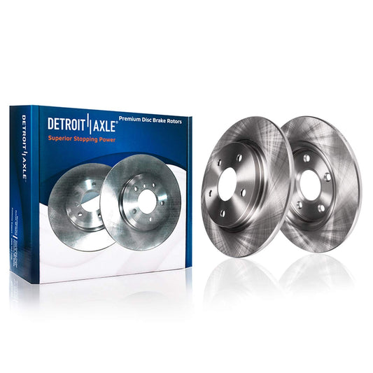 Detroit Axle - Rear Brake Rotors for Chrysler Sebring Cirrus PT Cruiser Dodge Plymouth Neon Stratus Breeze Disc Brakes Rotors Re